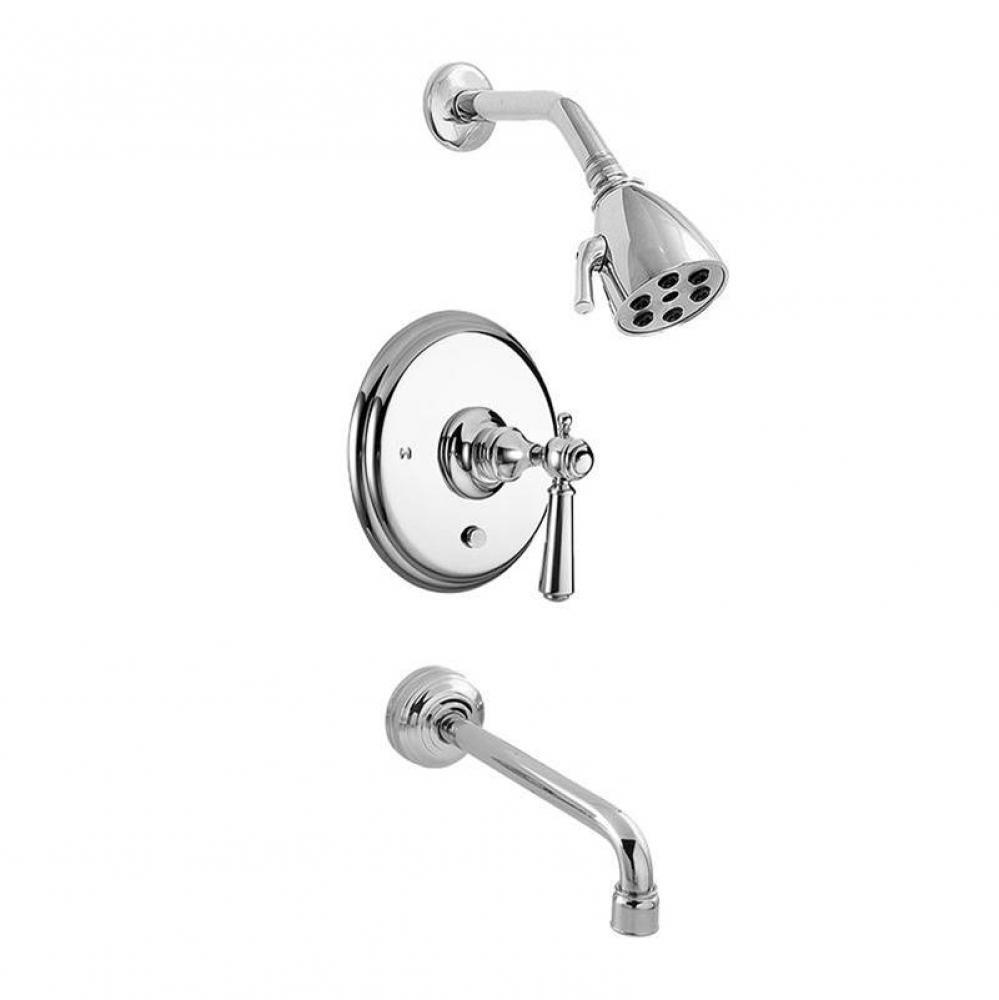 Pressure Balanced Deluxe Tub & Shower Set Trim (Includes Haf And Wall Tub Spout) Tremont Chrom