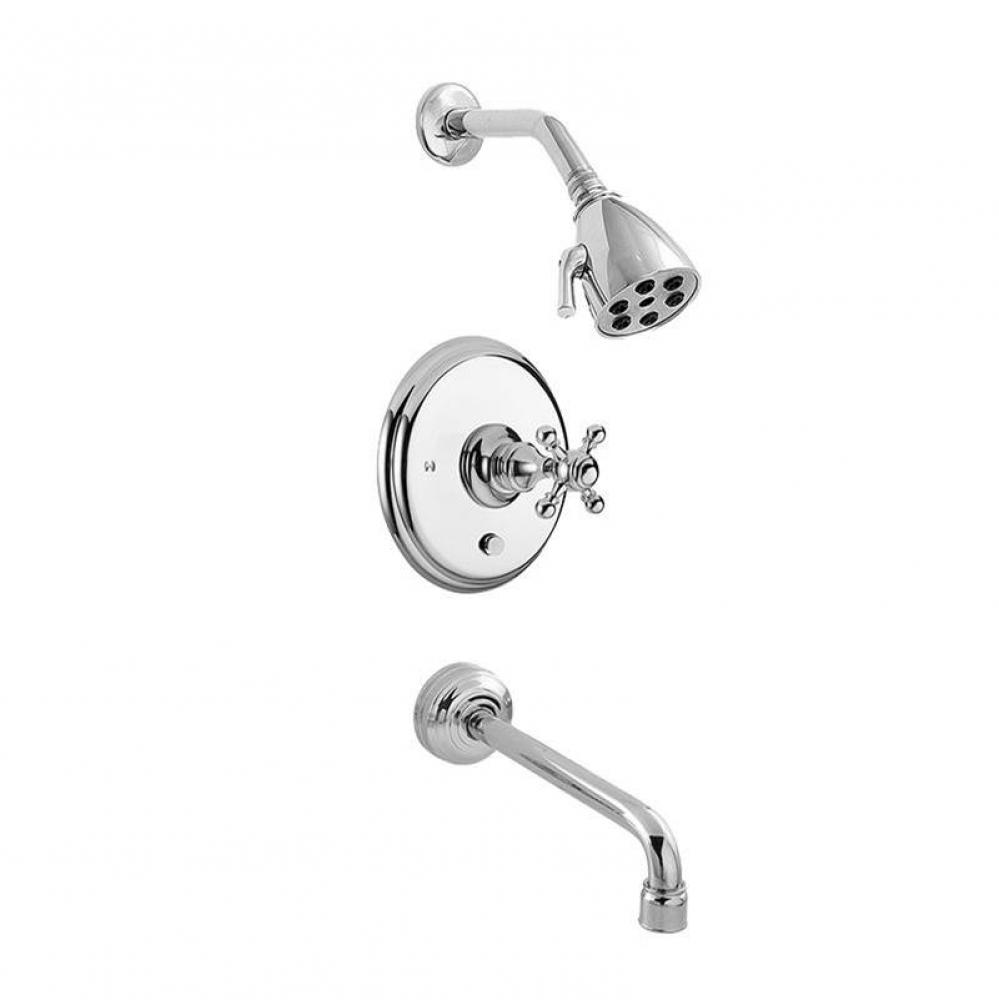Pressure Balanced Deluxe Tub & Shower Set Trim (Includes Haf And Wall Tub Spout) Tremont X Chr