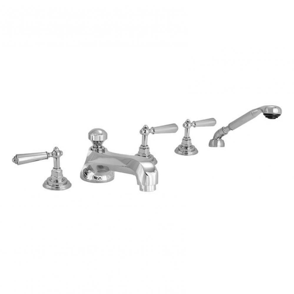 Roman Tub Set TRIM with Deckmount Handshower ARIA CHROME .26