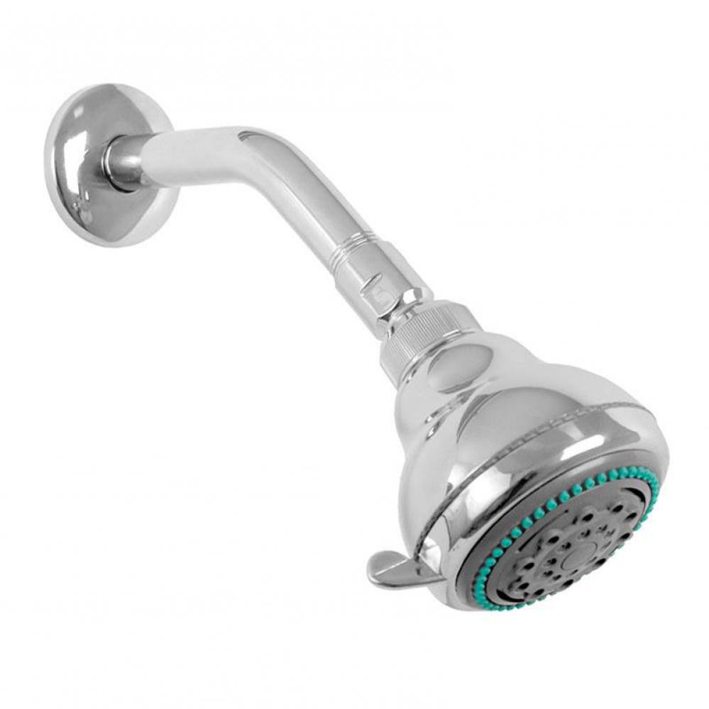 Multi-spray Showerhead w/8'' Arm & Std Flange CHROME .26