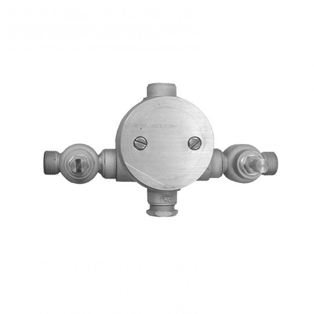 3/4'' Thermostatic Rough Valve w/Integral Stops