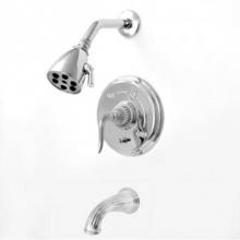 Sigma 1.320268DT.26 - Pressure Balanced Tub & Shower Set With 9'' Plate Trim (Includes Haf And Wall Tub Sp