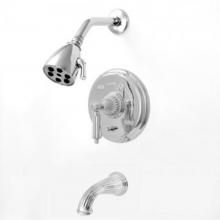 Sigma 1.324168DT.26 - Pressure Balanced Tub & Shower Set With 9'' Plate Trim (Includes Haf And Wall Tub Sp