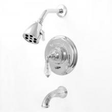 Sigma 1.326568DT.26 - Pressure Balanced Tub & Shower Set With 9'' Plate Trim (Includes Haf And Wall Tub Sp