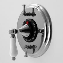 Sigma 1.004396.V2T.26 - 1/2'' Thermostatic Set, Two Volume Controls TRIM NEW HAMPTON CHROME .26