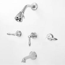 Sigma 1.152733T.26 - 3 Valve Tub & Shower Set TRIM (Includes HAF and Wall Tub Spout) HUNTINGTON CHROME .26