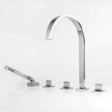 Sigma 1.163893T.26 - Roman Tub Set TRIM with Deckmount Handshower NUANCE CHROME .26