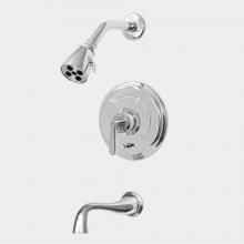 Sigma 1.629368T.26 - Pressure Balanced Tub & Shower Set Trim (Includes Haf And Wall Tub Spout) Moderne Chrome .26