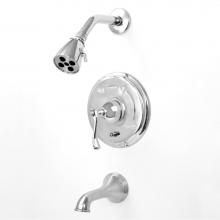 Sigma 1.807968T.26 - Pressure Balanced Tub & Shower Set Trim (Includes Haf And Wall Tub Spout) Siena Chrome .26