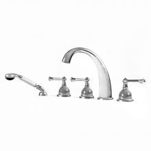 Sigma 1.807993T.26 - Roman Tub Set TRIM with Deckmount Handshower SIENNA CHROME .26