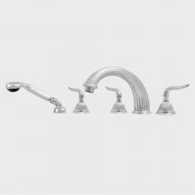 Sigma 1.320293T.26 - Roman Tub Set TRIM with Deckmount Handshower JEFFERSON ELITE II CHROME .26