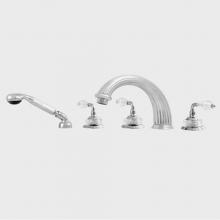 Sigma 1.326593T.26 - Roman Tub Set TRIM with Deckmount Handshower LUXEMBOURG CHROME .26