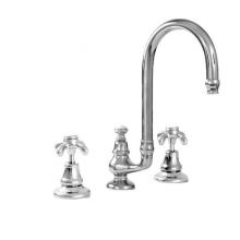 Sigma 7.5348108.26 - Sancerre Grand Widespread Lavatory Set with 481 Drop Cross Handle in Polished Chrome