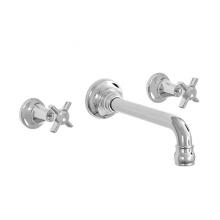 Sigma 7.5446307T.26 - St. Julien Wall/Vessel Lavatory Trim with 463 Cross Handle in Polished Chrome