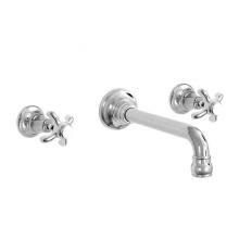 Sigma 7.5548107T.26 - Rutherford Wall/Vessel Lavatory Trim with 481 Drop Cross Handle in Polished Chrome