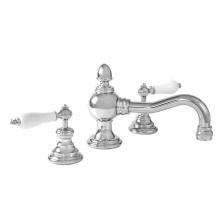 Sigma 7.5602508.26 - Cote D'Or Widespread Lavatory Set with 025 Porcelain Lever in Polished Chrome