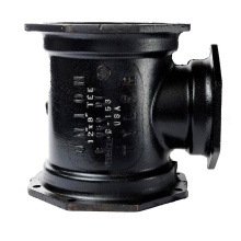 Sigma DMF128 - Dmf128 Pipe Tee, 12 In Mechanical Joint X 12 In Mechanical Joint X 8 In Flanged, Iron