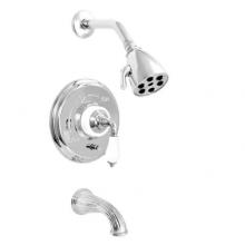 Sigma 1.322568DT.26 - Pressure Balanced Tub & Shower Set With 9'' Plate Trim (Includes Haf And Wall Tub Sp