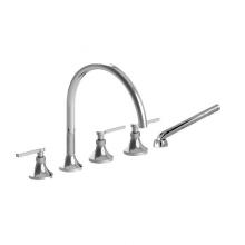Sigma 1.129793.26 - 120 Capella Roman Tub Set Complete With Deckmount Handshower And Diverter