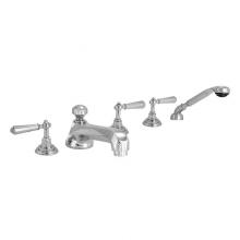 Sigma 1.300193T.26 - Roman Tub Set TRIM with Deckmount Handshower ARIA CHROME .26