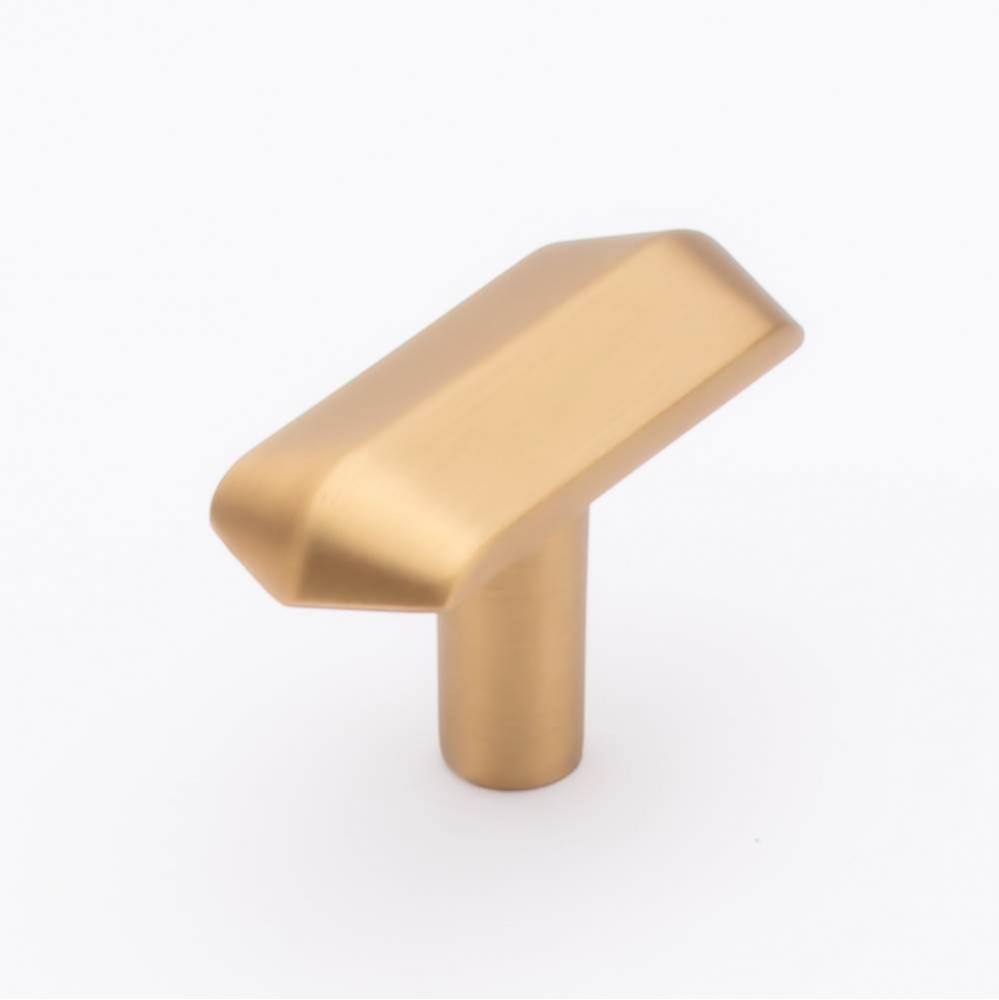 Eternity T-Knob In Satin Brass