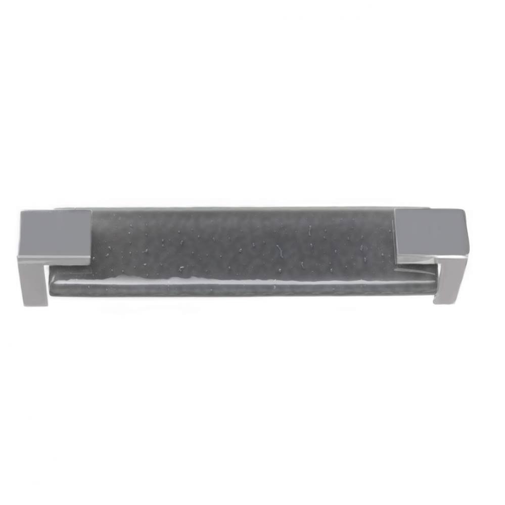 Affinity Slate Grey Pull With Polished Nickel Base