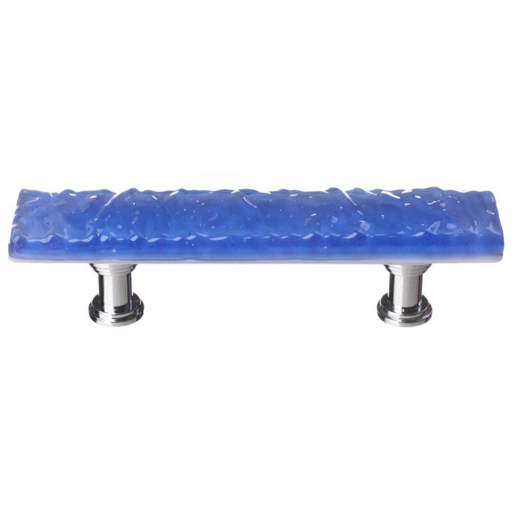 Glacier Sky Blue Pull With Oil Rubbed Bronze Base