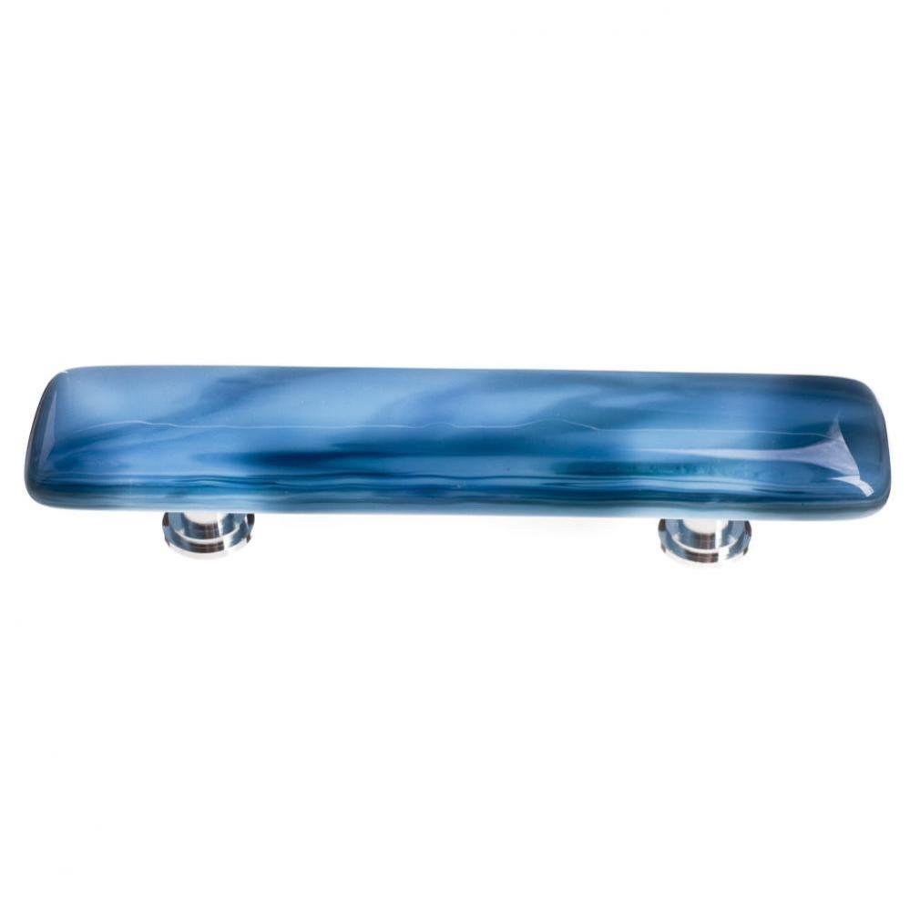 Cirrus Marine Blue Pull With Oil Rubbed Bronze Base