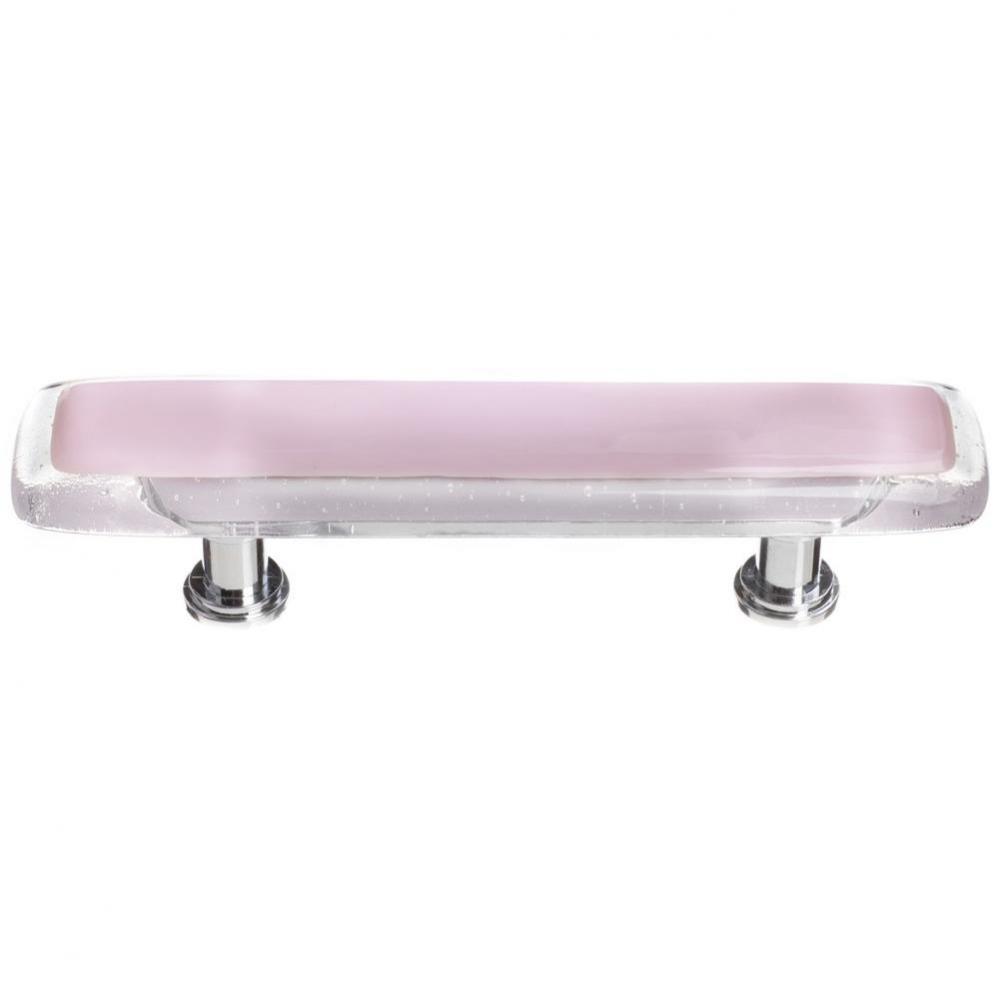 Reflective Pink Pull With Oil Rubbed Bronze Base