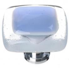 Sietto K-704-PC - Reflective Sky Blue Knob With Polished Chrome Base