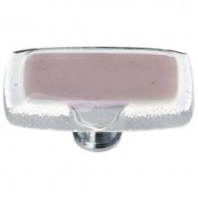 Sietto LK-718-PC - Reflective Purple Long Knob With Polished Chrome Base