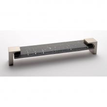 Sietto P-1202-8-SN - Affinity Slate Grey Pull With Satin Nickel Base