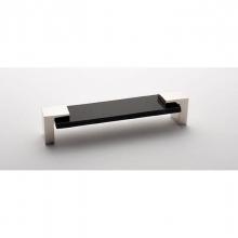 Sietto P-1203-PN - Affinity Black Pull With Polished Nickel Base