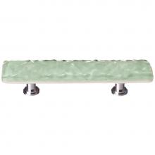 Sietto P-201-PC - Glacier Spruce Green Pull With Polished Chrome Base