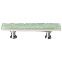 Sietto SP-201-PC - Skinny Glacier Spruce Green Pull With Polished Chrome Base