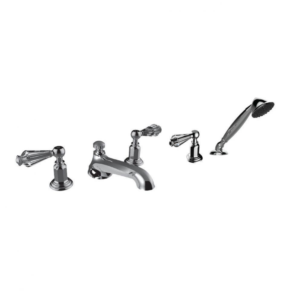 Roman Tub Filler Set With Hand Held Shower With ''Rc'' Handles - (Uses P0003 V