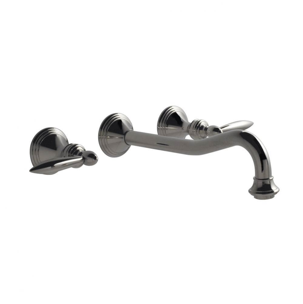 Wall Mount Lavatory W/ La Handle And 10'' Spout (Drain Not Included) Use Rough Wm-0020