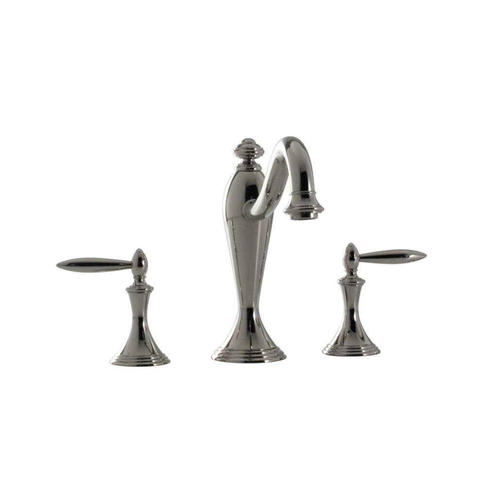 Roman Tub Filler Set With ''La'' Handles - Rough Included