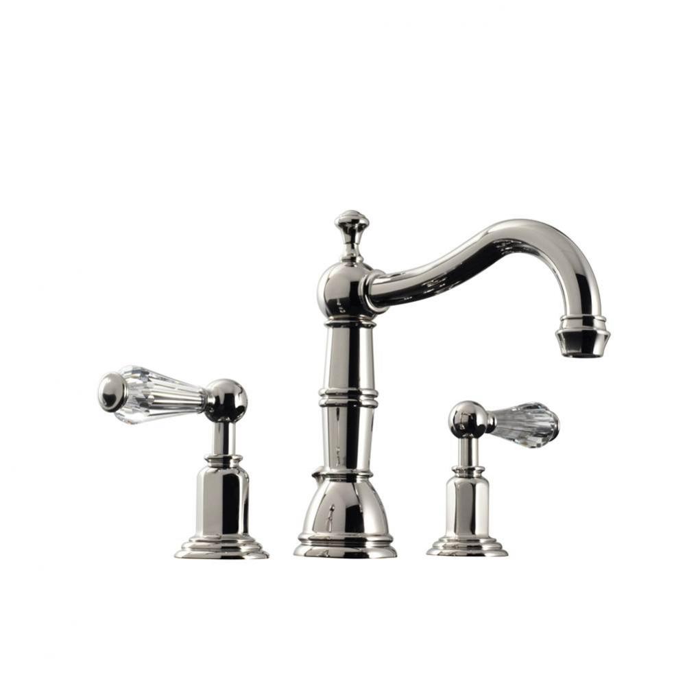Widespread Lavatory W/Et Cross Handle (Includes Valves And 1-1/4'' Drain Assembly