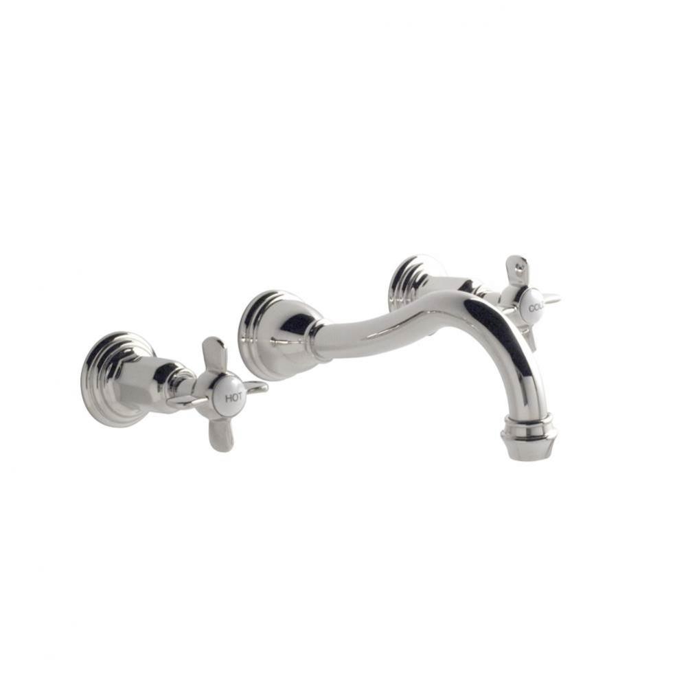 Wall Mount Lavatory W/ Et Cross Handle And 10'' Spout (Drain Not Included - Uses #Wm-002