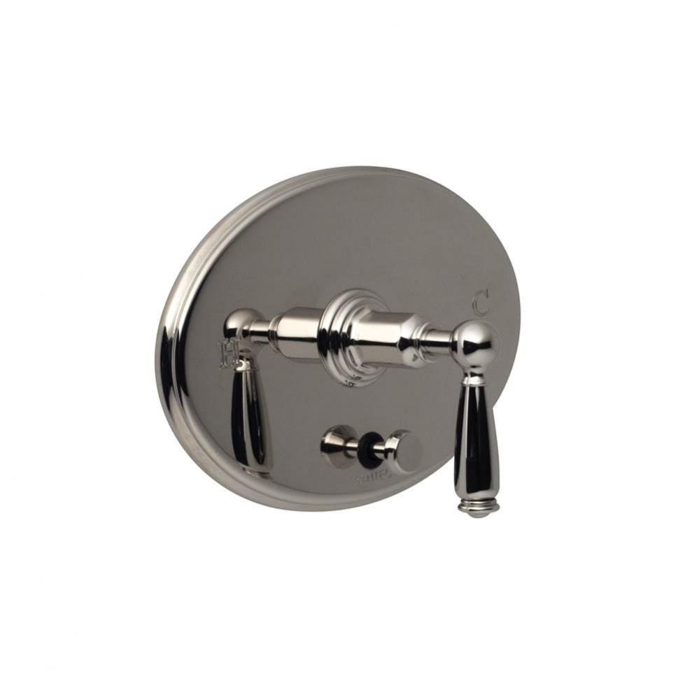 Pressure Balance Tub/Shower - Trim Only W/ Ey Handle (Includes Push Button Diverter, Handle And Pl