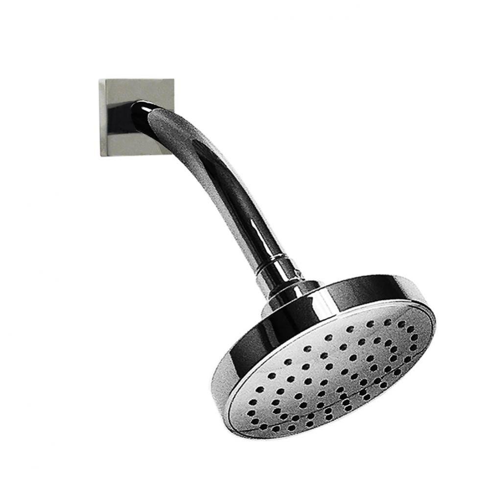 Aerated Shower Head And Arm And Flange