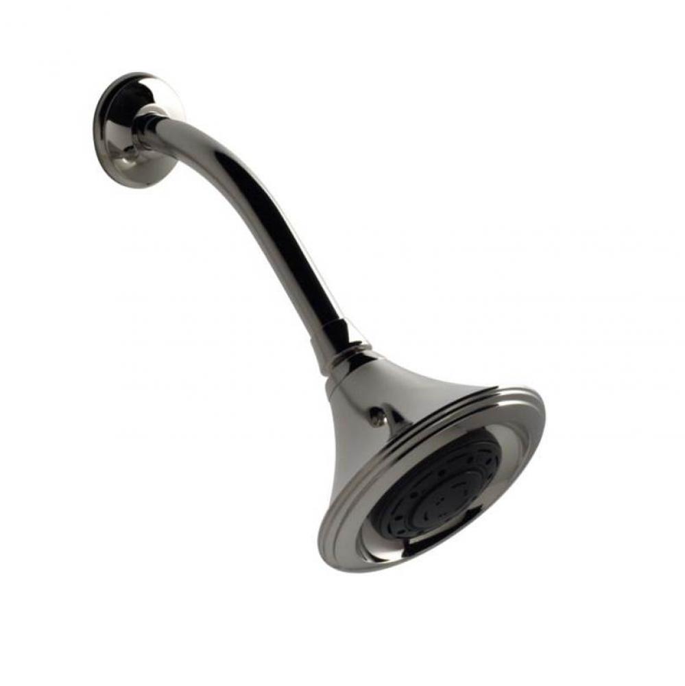 Torrent Shower Head W/ Arm And Flange (3 Functions: Standard, Drenching, Pulsating Sprays - 1/2&ap