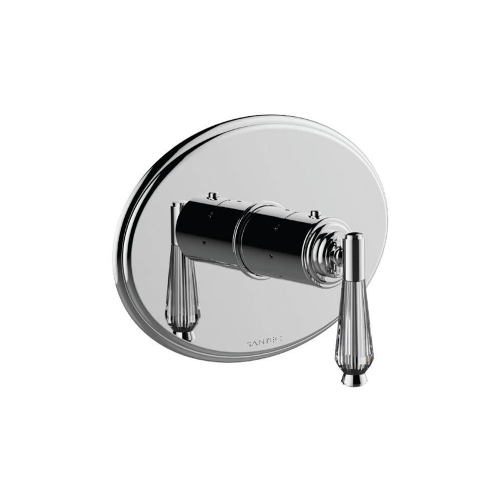 Thermostatic Shower - Trim Only W/ Hc Swarovski Crystal Handle (Includes 3/4'' Trim Plat