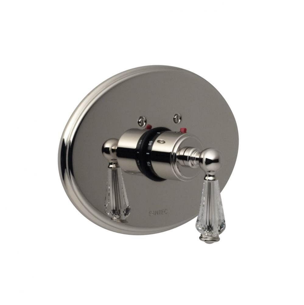 3/4 Thermostatic Shower - Trim Only W/ Ec Swarovski Crystal Handle - Valve Not Included Uses Th-50