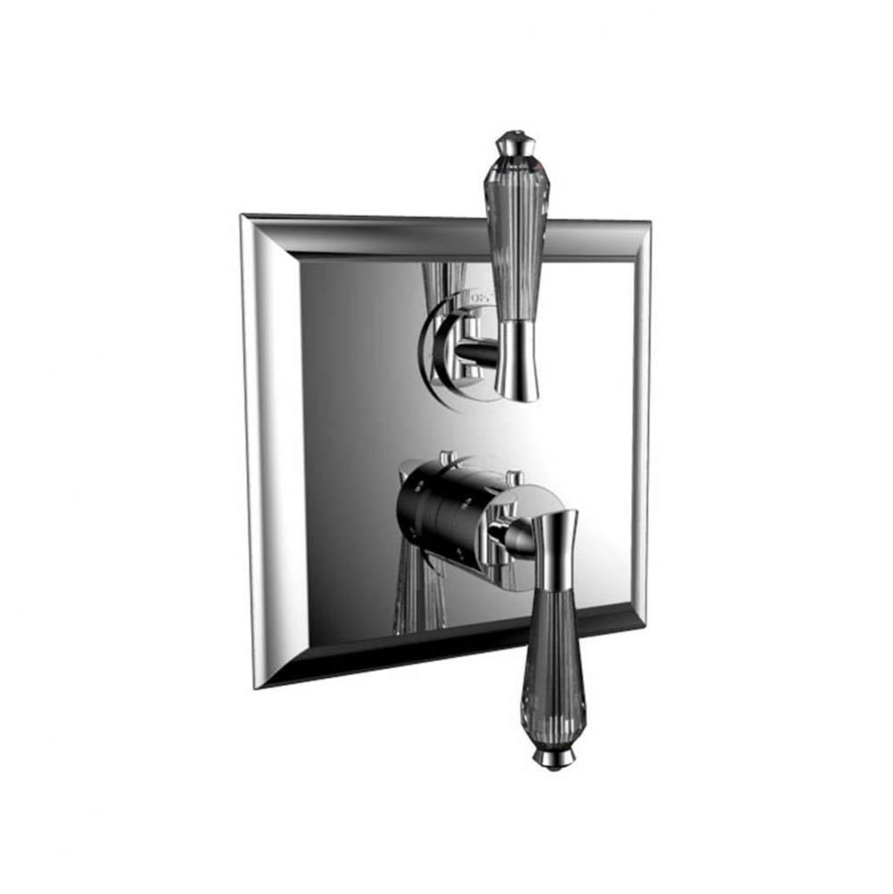1/2'' Thermostatic Trim W/ Dc Handle And Volume Control - (Uses Th-8010 Valve)