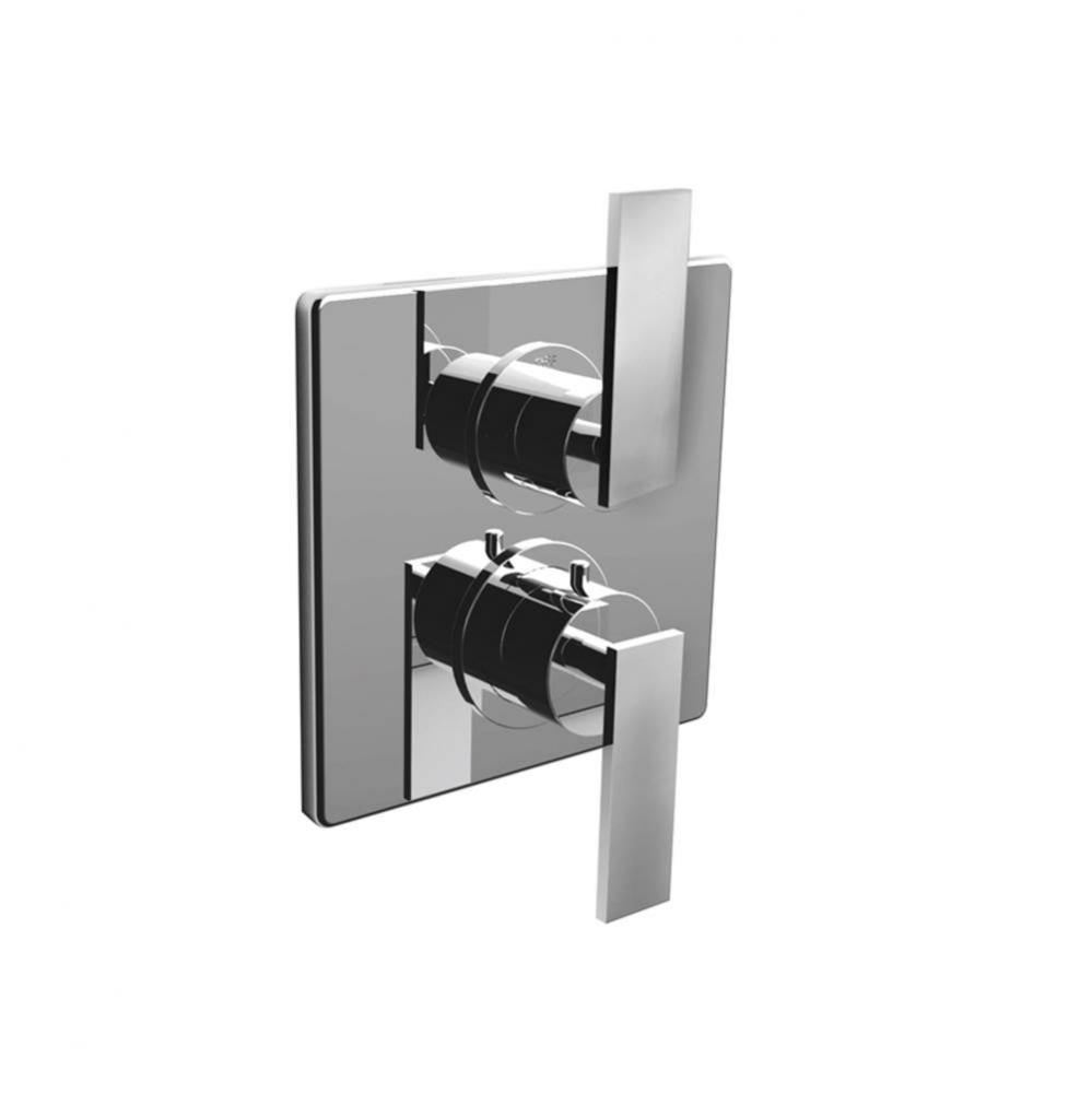 1/2'' Thermostatic Trim W/ Em Handle And Volume Control - (Uses Th-8010 Valve)