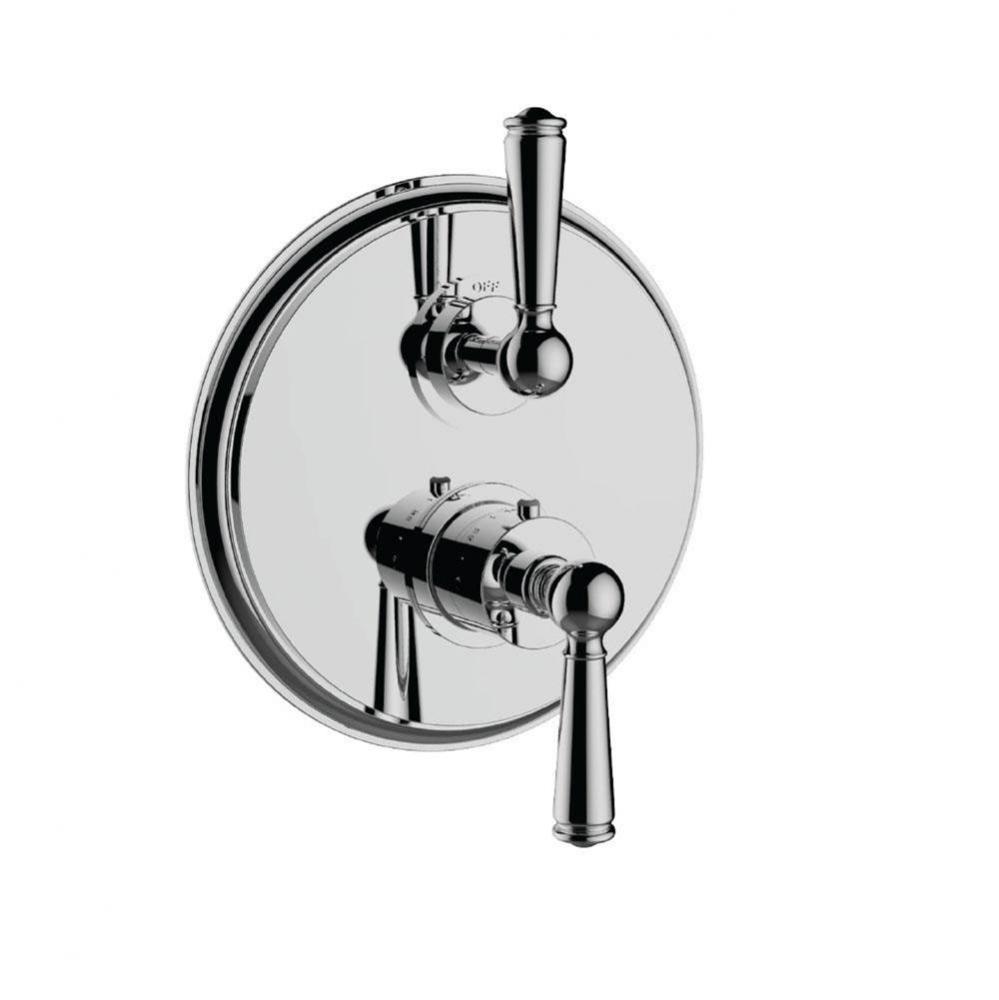1/2'' Thermostatic Trim W/ Ep Handle And Volume Control - (Uses Th-8010 Valve)