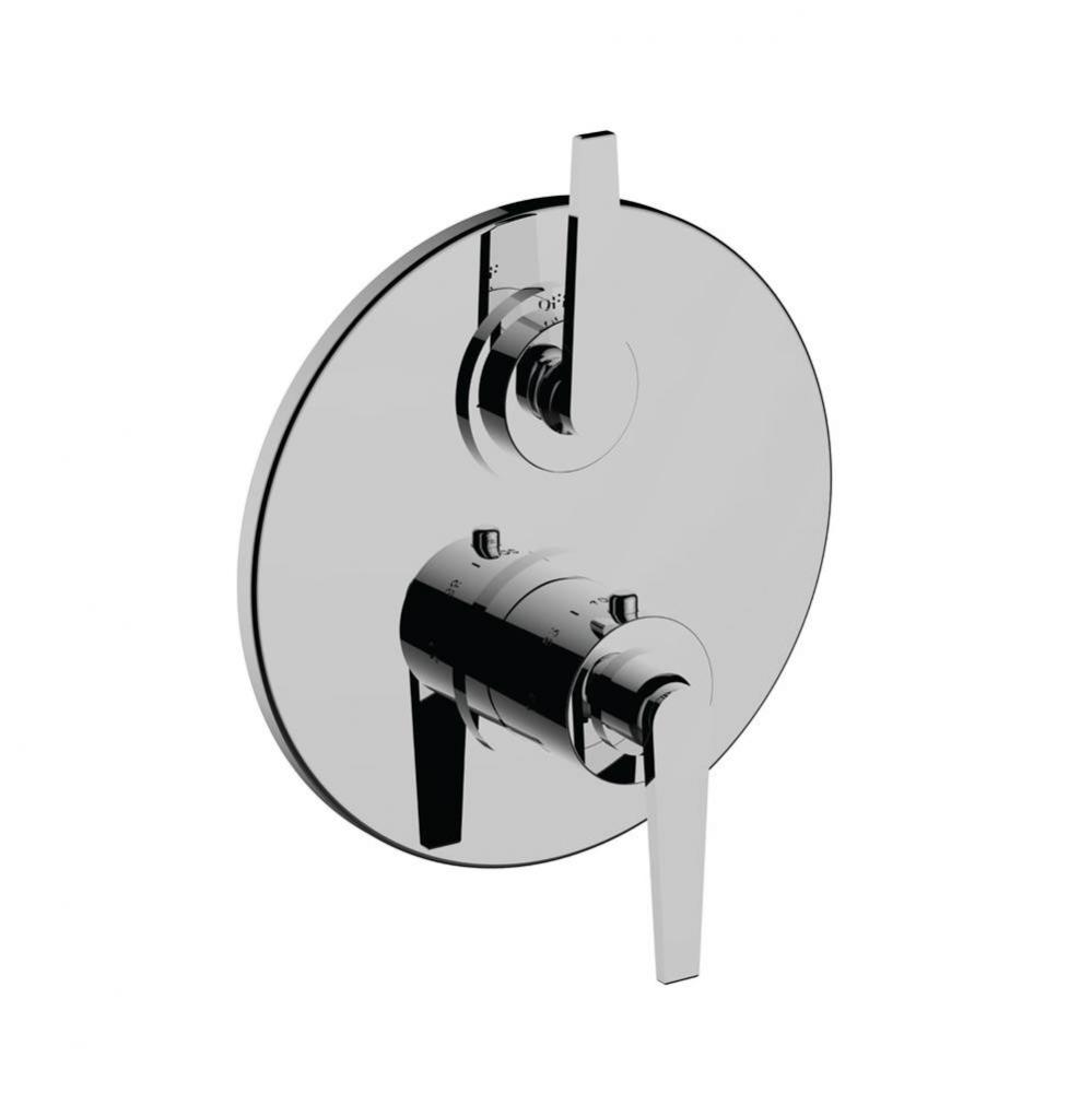 1/2'' Thermostatic Trim W/ Ho Handle And Volume Control - (Uses Th-8010 Valve)