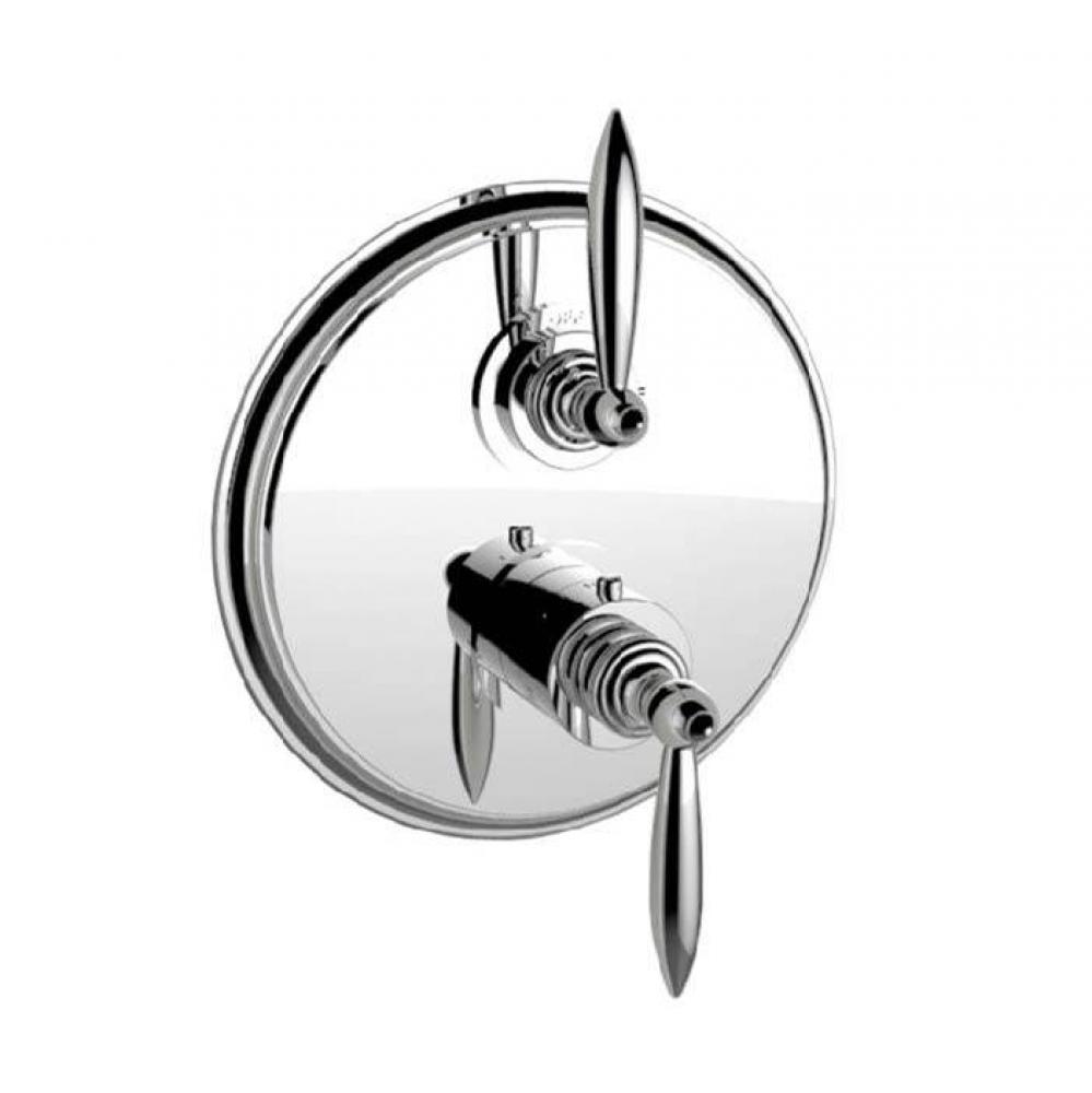 1/2'' Thermostatic Trim W/ La Handle And Volume Control - (Uses Th-8010 Valve)